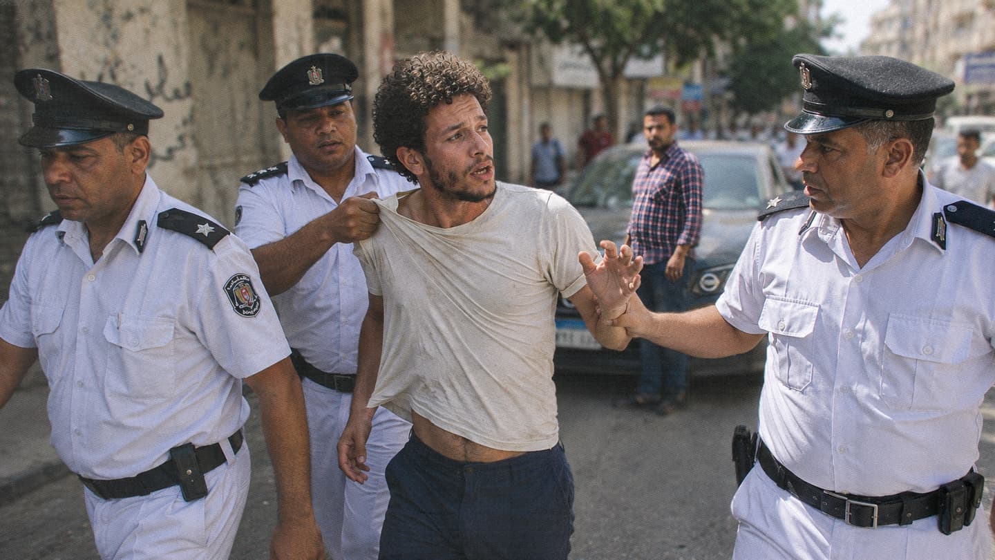 صورة مصري يقسم للنيابة أنه مجرد أحمد الذي لم يسدد فاتورة هاتفه منذ شهرين وليس أحمد المتهم بالاتجار بالبشر